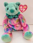 Vintage ty Beanie Birthday Bear/May 2001 Edition With Tag/Pre-Loved