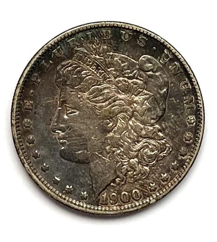 1900 S Morgan Silver Dollar-**VERY FINE TONED**. *HIGH GRADE*, *NO RESERVE*