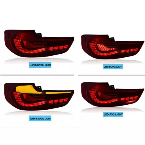 LED GTS Rear Tail Lights Lamps 4PCS for BMW 3 Series GT F34 2013-2019 330iGT 330 - Bild 5 von 15