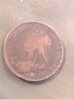 Photo of a 1901 Victoria Half Penny from an eBay listing that sold on Jun 14, 2026