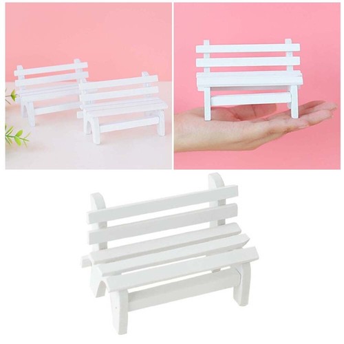 Maniature Garden Bench Decorative Garden Bench Bench Chair Miniature - Picture 4 of 12