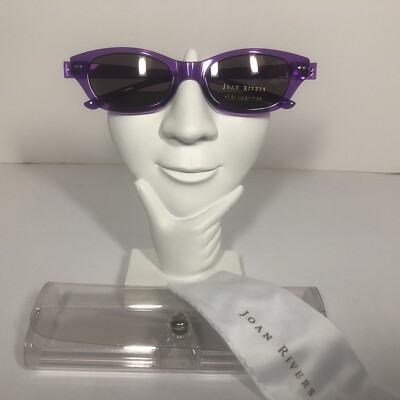 Joan Rivers Purple Womens Reading (+1.50) Sunglasses with Case & Cleaning Cloth
