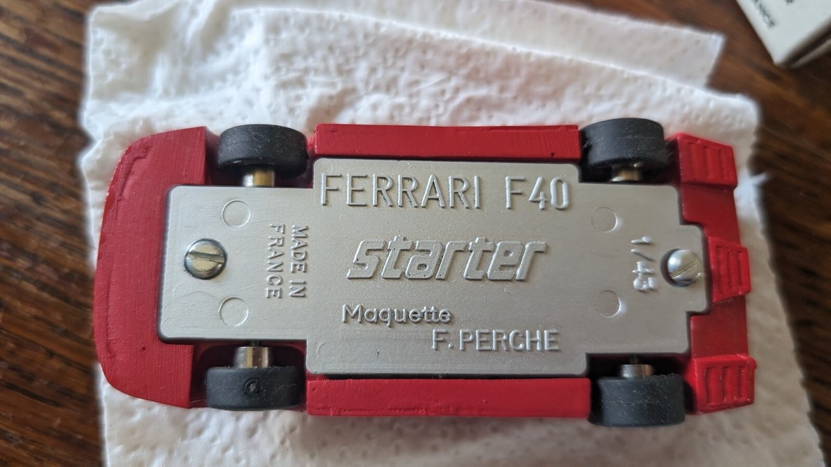 FERRARI F40 STARTER 1/43 , montage professionnel