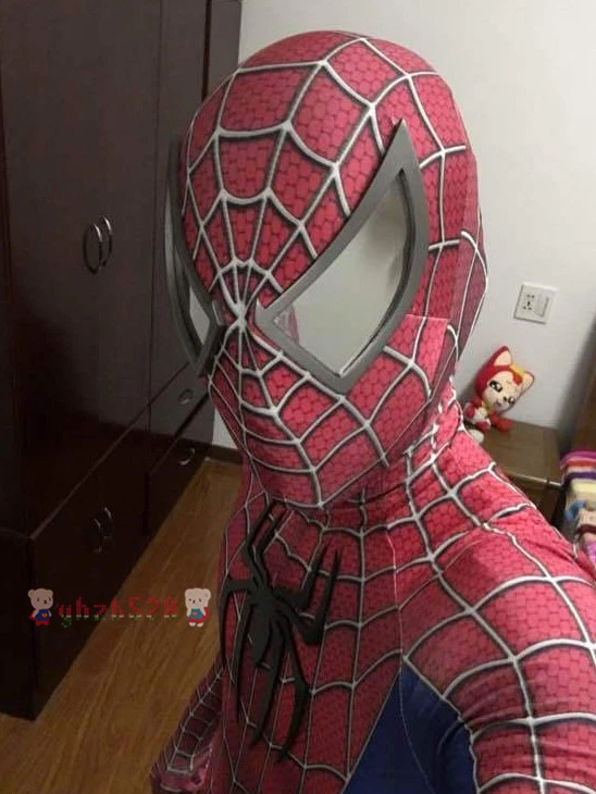 Original toby Amazing Spiderman costume Adult 3D spandex Superhero zentai suit - Image 2 of 4