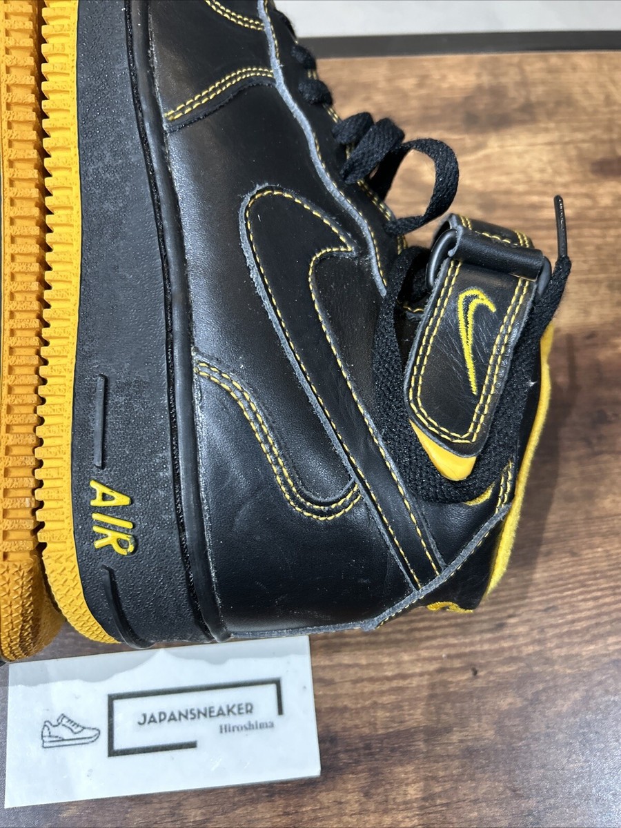 AIR FORCE1 MID B ヌバック 624039 221 i1086 Buy Air Force 1 Mid B 'Black University Gold' - 624039 002
