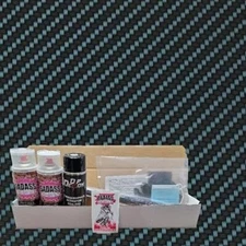 Hydro Dipping Kit- Blue Carbon Fiber Film, Activator, Paints