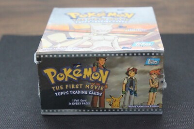 Topps 1999 Pokemon The First Movie Booster Box Pack of 36 Blue Logo - Sealed NEW | eBay Topps 1999 Pokemon The First Movie Booster Box Pack of 36 Blue Logo - Sealed NEW | eBay