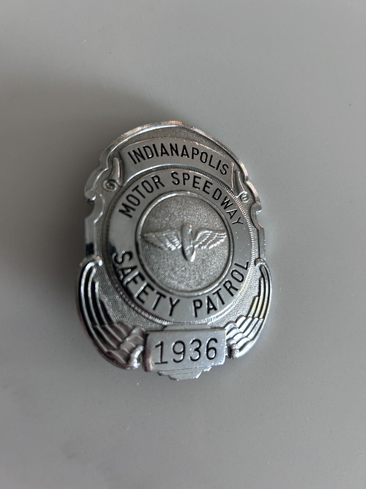 Indianapolis Motor Speedway Safety Patrol Badge Falak Tayyeb Platinum