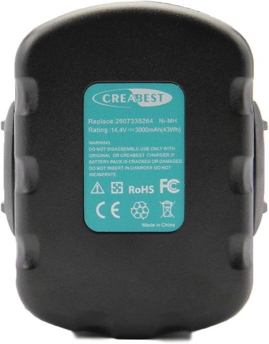 Creabest 14.4V 3.0Ah Battery for Bosch 2607335275 2607335533 2607335534 - Picture 7 of 7