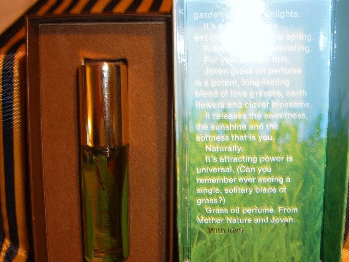 Jovan grass oil perfume new arrivals