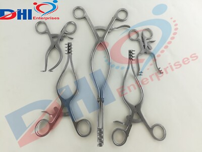 Beckman Adson Self Retaining Retractor Surgical Orthopedic Instrument 5 Pcs DHI