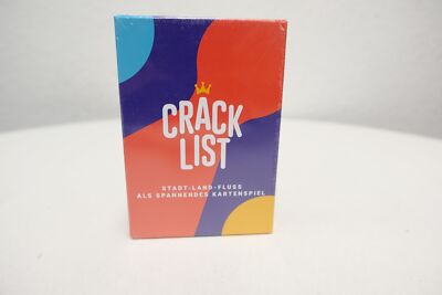 CRACK LIST I Familienspiel I Kartenspiel I 2-8 Spieler Brettspiele Neu Rechnung