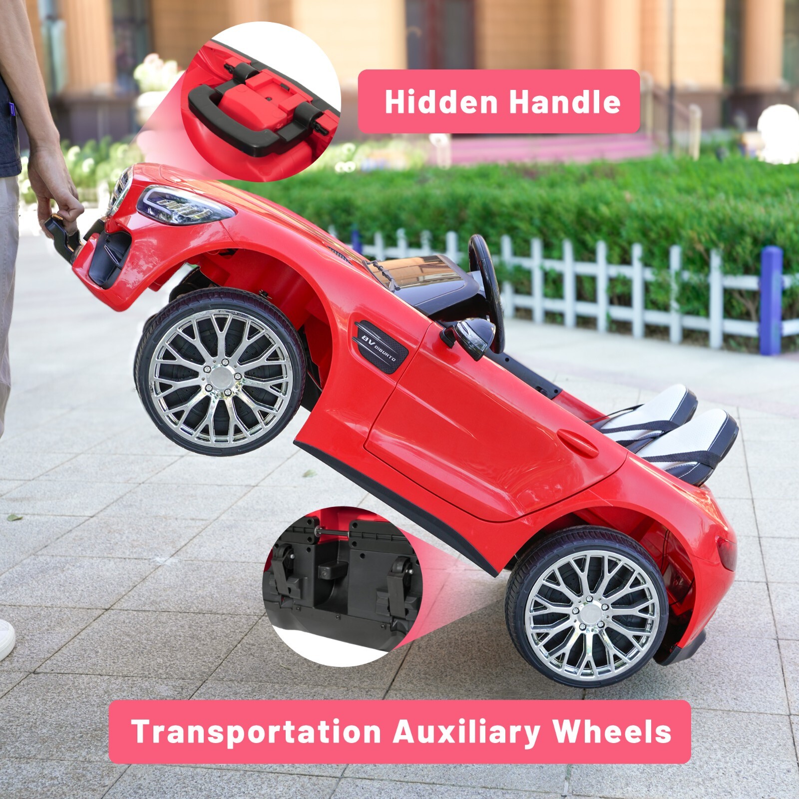 12V Kids Car 2 Seater Ride on Toy Power Wheels Car w/ Parent Remote Control MP3