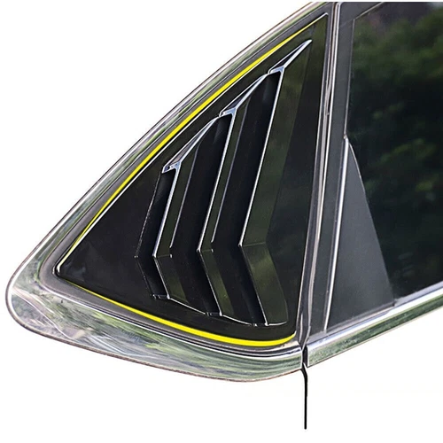 For Nissan Sentra Sylphy 2013-2019 Gloss Black Rear Window Louver Shutter Cover - Foto 5 di 9