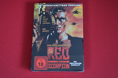 Red Scorpion DVD Steelbook Uncut - NEU & OVP in Folie!!  Dolph Lundgren