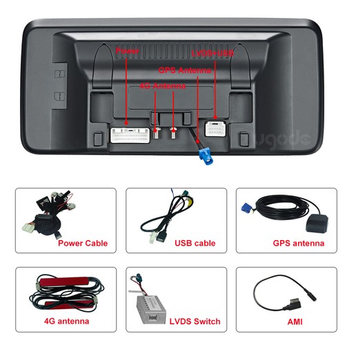 Ugode 12.3inch Android Screen CarPlay Mercedes Benz E class W212 2009-2012 NTG4 - Foto 12 di 12