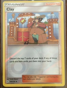 Pokemon Card CLAY Reverse Holo 188/236 COSMIC ECLIPSE *MINT* | eBay