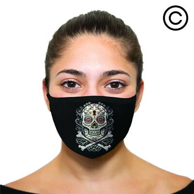 FLORAL SKULL Cover your face - facemask