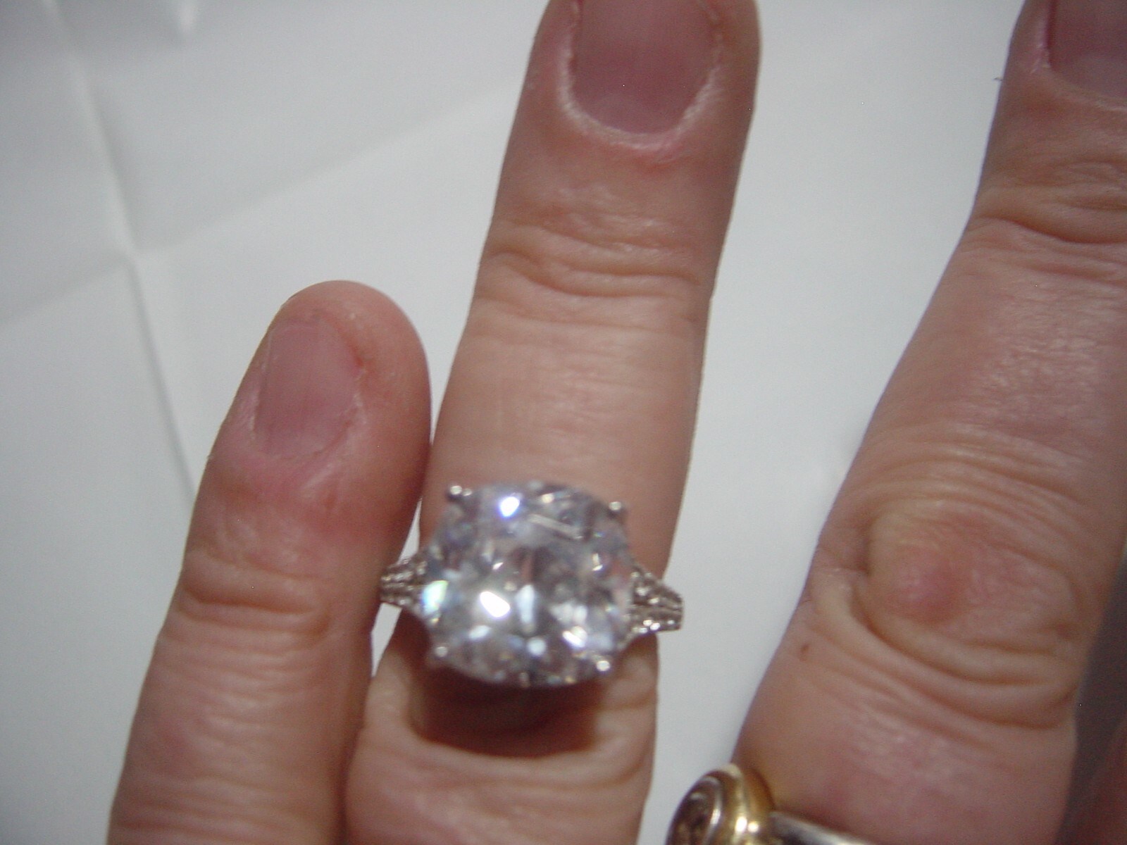 Vintage Superb massive Solid Silver Ring- Real Sp… - image 10