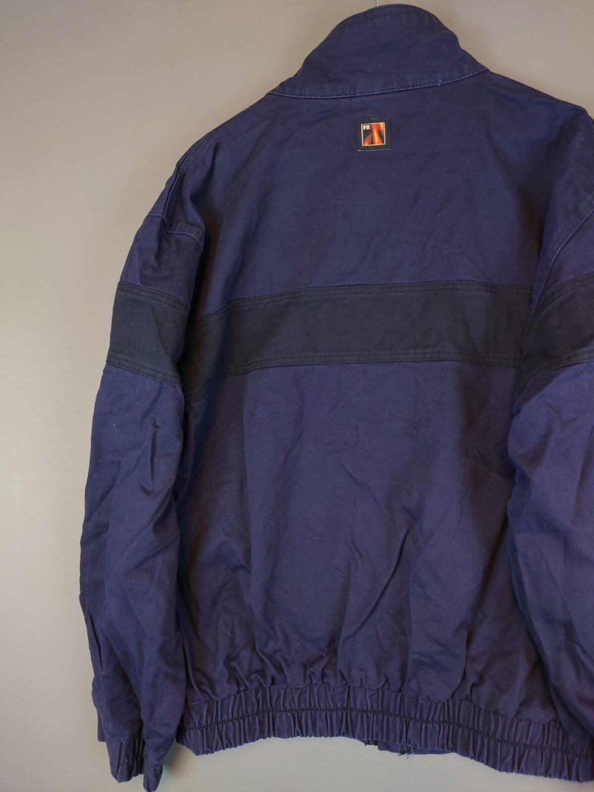 Workrite FR Full Zip Heavy Button Jacket Navy Blu… - image 16