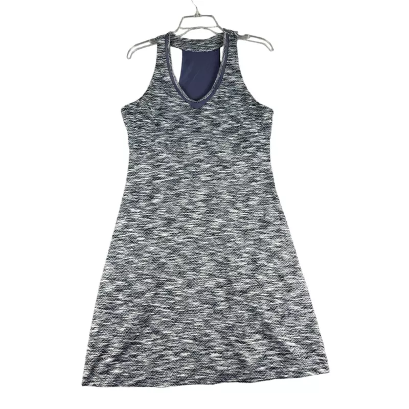 mpg sleeveless racerback pockets abstract dress