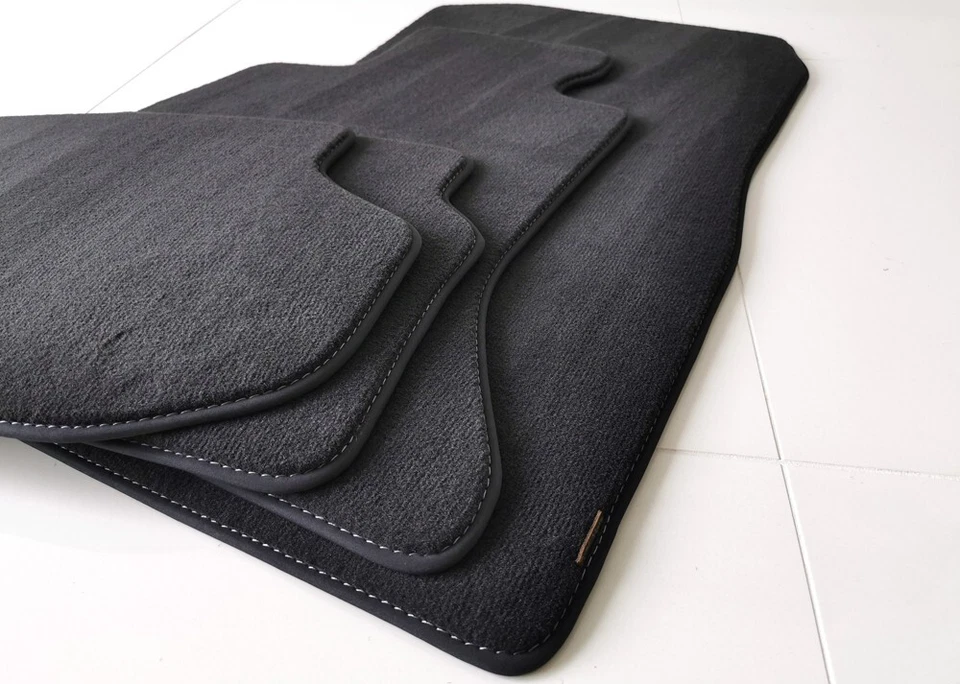 Velours Auto Fussmatten passend für BMW 3 F30 F31 2011-2019 Premium Qualität - Bild 4 von 4