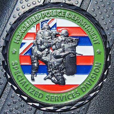 Honolulu Police Department Coin (Hawaii) SWAT S.W.A.T.