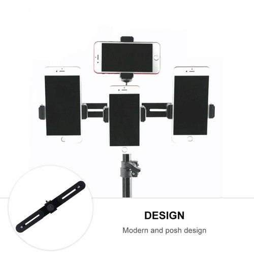 Dual Camera Mobile Phone Holder Office Stand Angle-adjustable Desktop Support - 第 8/12 張圖片