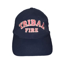 Tribal Fire Department Nave Blue Adjustable Sport Tek Baseball Hat Cap