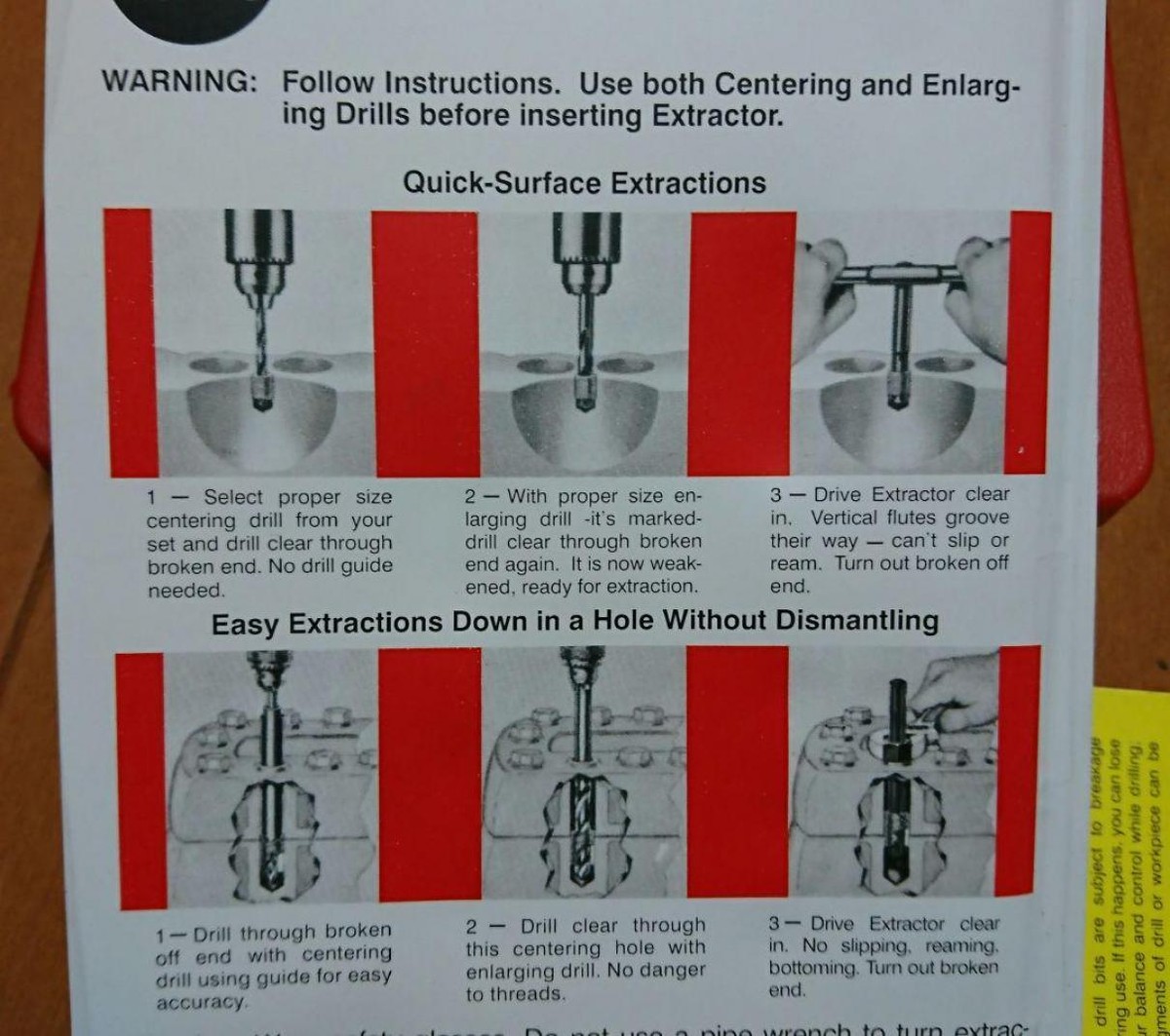 メンテナンス SNAP-ON Blue-Point SCREW EXTRACTOR Blue Point by Snap -On Screw Extractor Set 1020 | eBay