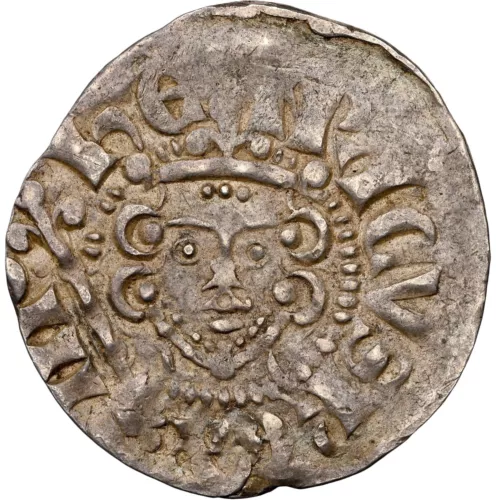 England - 1216-47 AD Henry III Silver Penny - NGC AU55 - ONLY ONE FINER ! RARE!