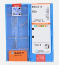 10PCS/New In Box KORLOY MRMN200-M PC9030 Carbide Inserts