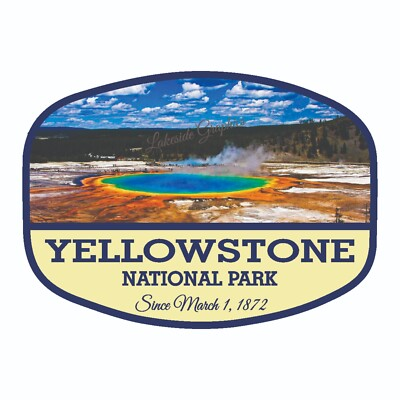 #ad Yellowstone National Park Sticker National Park Decal $3.59