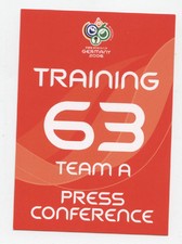 Orig.Ticket   World Cup Germany 2006   GERMANY - PORTUGAL  3.Place / PRESS CONF.