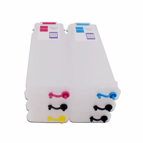 6Color/set 727 Empty Ink Cartridge For HP T1530 T920 T1500 T2500 T930 280ml/pc - Picture 2 of 8