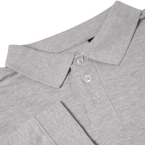 New Mens Long Sleeve Polo Shirts Pique Casual Work Regular Fit Plain Premium Top - Picture 34 of 46