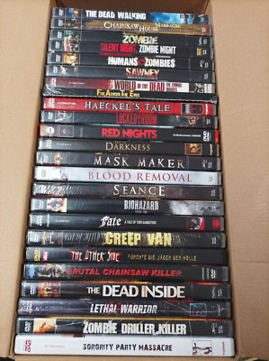 FSK 18 Horror & Zombie Sammlung 24 Filme DVD NEU + OVP  7%Rabatt beim Kauf von 2