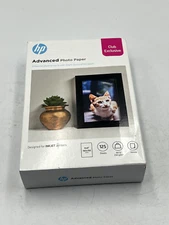 HP 9JF90A Advanced Glossy Inkjet Photo Paper 4x6 inches 125 Sheets Rich & Vivid