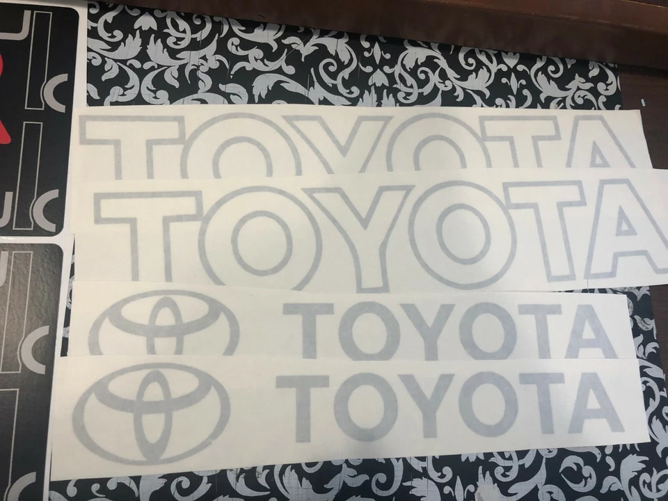 Kit de decalques para empilhadeira Toyota compatível com 8 empilhadeiras série 8FGCU25 kit de decalques  - Imagem 2 de 4