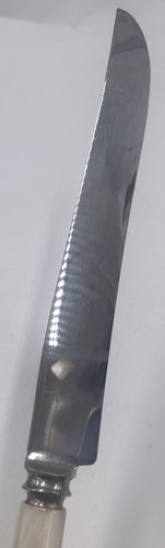 Vintage AMC Leppington Sheffield England Stainless 8" Kitchen Knife Pearl Handle - Picture 7 of 8