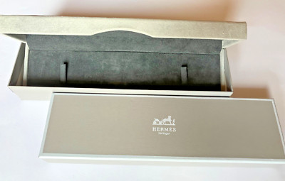 Hermes genuine Empty Watch case made of Leather Good Condition #V16