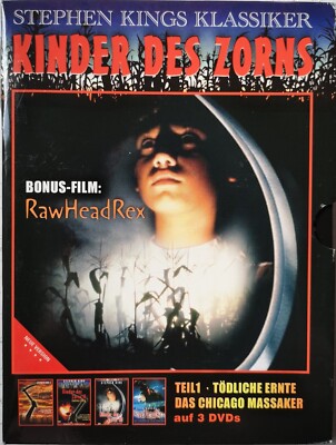 Kinder des Zorns 1. 2. und 3. Teil + Rawhead Rex DVD Box Stephen Kings Samlerst.