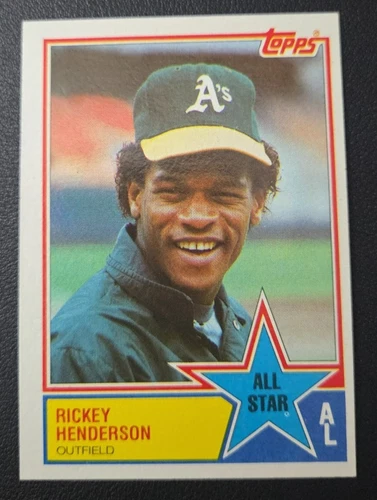 1983 Topps - All Star Rickey Henderson #391