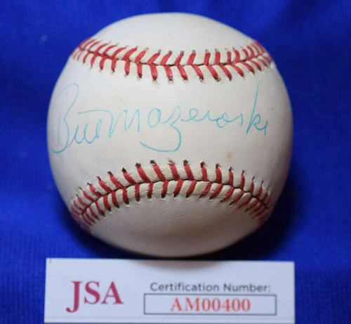 Bill Mazeroski JSA Cert Autograph National League Signed Baseball 1