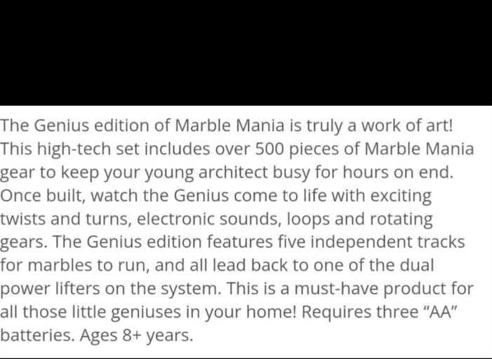 Imaginarium Marble Mania Genius Marble Run (juego de mármol de 500 piezas) Foto 3 de 3