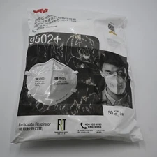 3M 9502+ KN95 Masks 50 Pack – Sealed Respirators for Auto Painting & Sanding