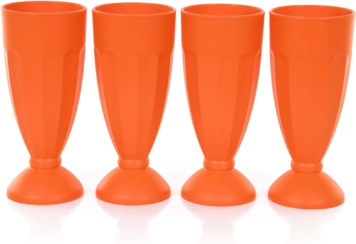 Home Unbreakable Cups and Tumblers 4Pk (Bold Collection) (Dark Orange, Ice Cream - 第 1/12 張圖片