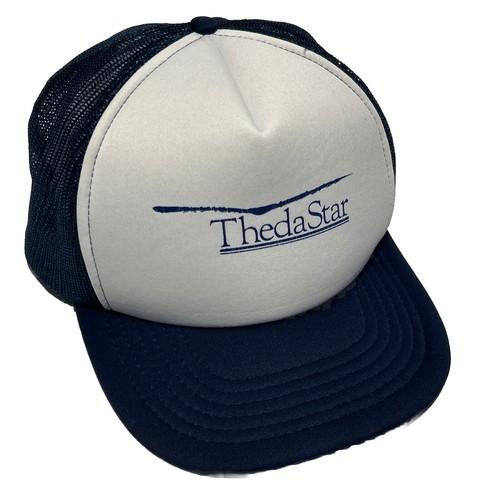 ThedaStar Blue/White Men's Trucker Hat Snapback Adjustable Ball Cap Baseball - 第 1/10 張圖片