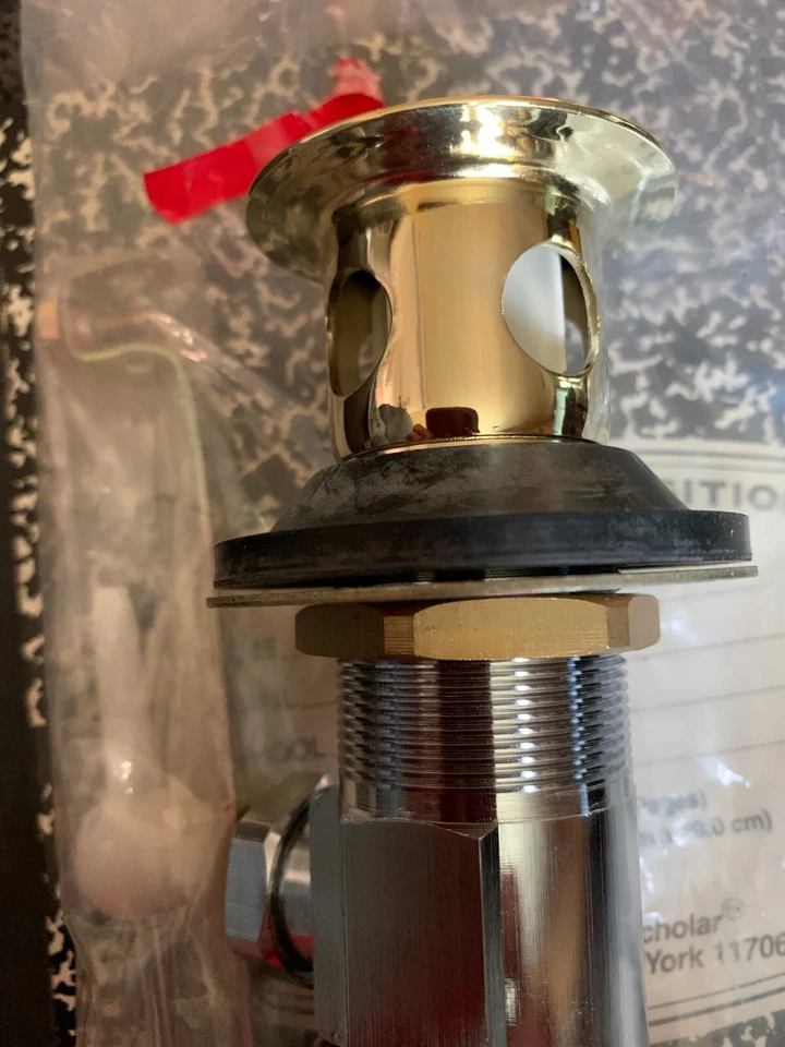 Delta RP26533PB OEM Drenaje de Metal Pop Up MENOS VARILLA PARA Baño Latón Pulido Foto 2 de 3