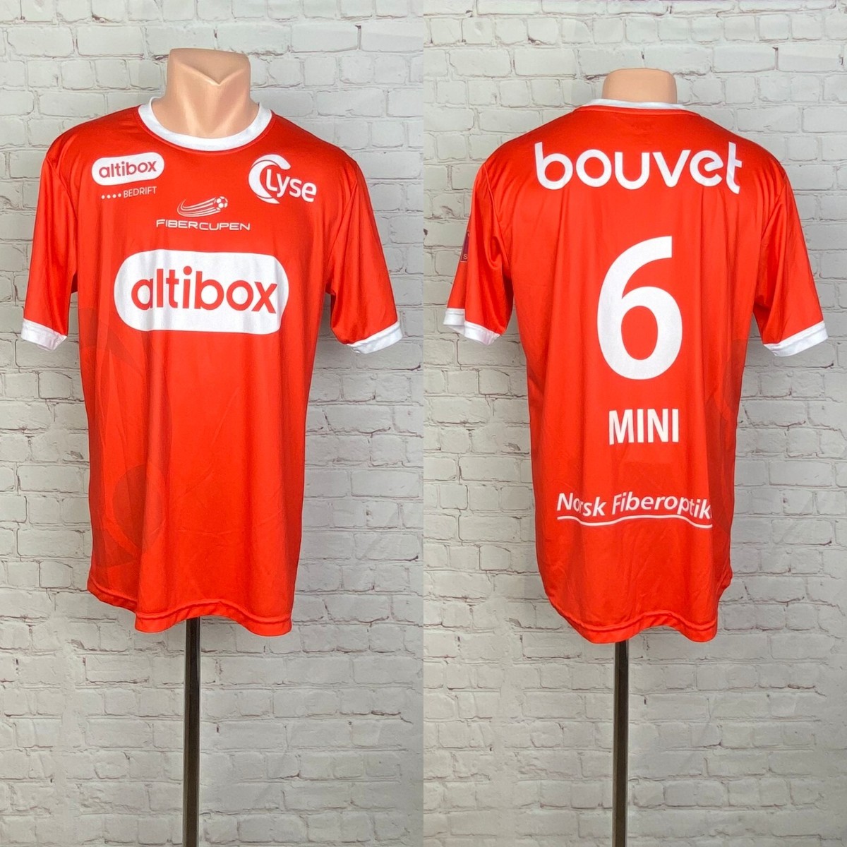 Football shirt soccer FC Viking Stavanger 1899 Red Diadora